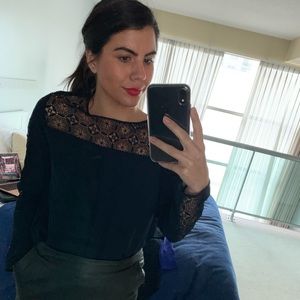 Zara Tops - Women’s navy blue blouse Zara Tops - Women’s navy blue blouse